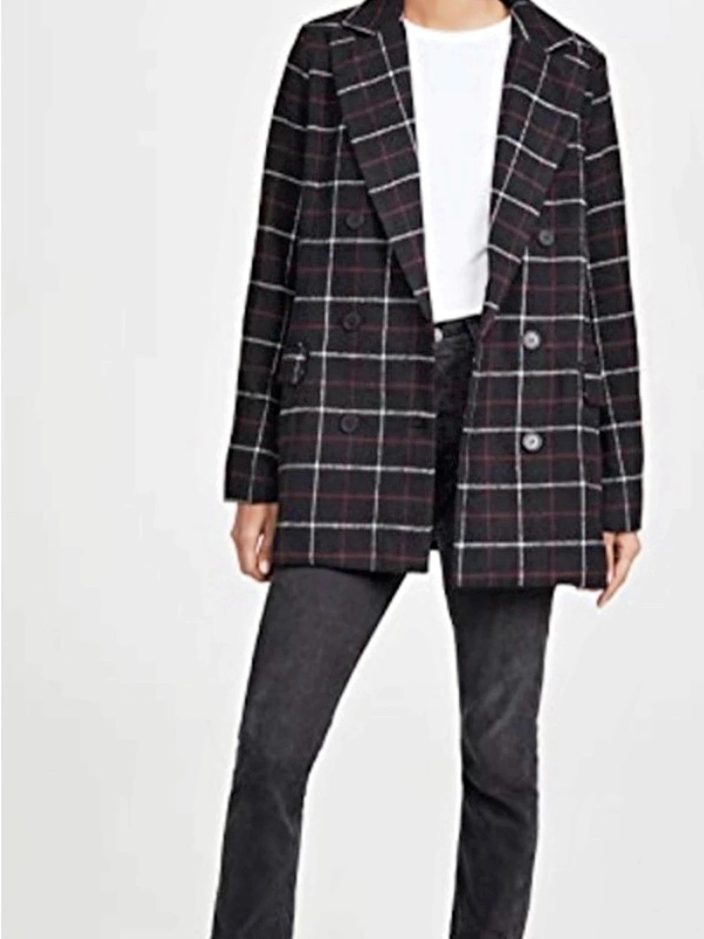 LIONESS The Kyra Blazer Plaid Blazer Size XS
